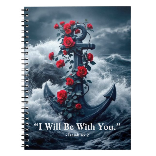 Caderno Espiral Anchor in the Storm -Steadfast Hope Prayer Journal (Frente)