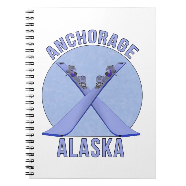 Caderno Espiral Anchorage, Alasca (Frente)