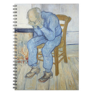 Caderno Espiral Ancião de Vincent van Gogh na amargura