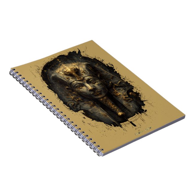 Caderno Espiral Ancient Malice Egyptian Pharaoh Black (Lado Direito)