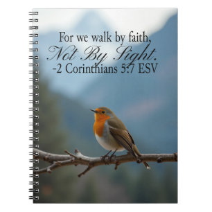 Caderno Espiral Andai pela Fé e não pela Visão 2 Coríntios 5:7