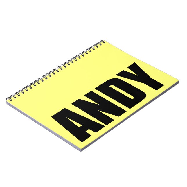 Caderno Espiral Andy (Left Side)