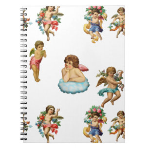 Caderno Espiral Anel cherub antigo