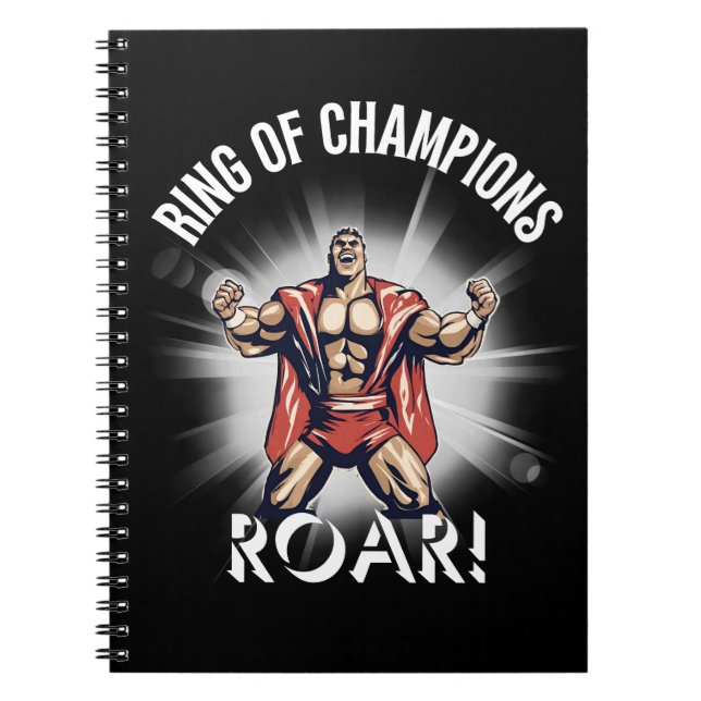 Caderno Espiral Anel De Champiões, Raio! (Frente)