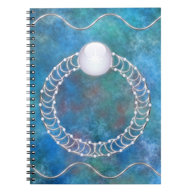 Caderno Espiral Anel de Notebook Água (Frente)