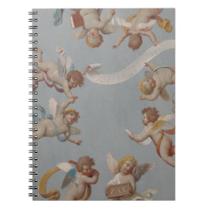 Caderno Espiral Angel Cherubs Whimsical Renaisance