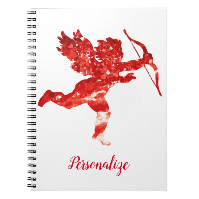 Caderno Espiral Angel Cupid Red Cherub (Frente)