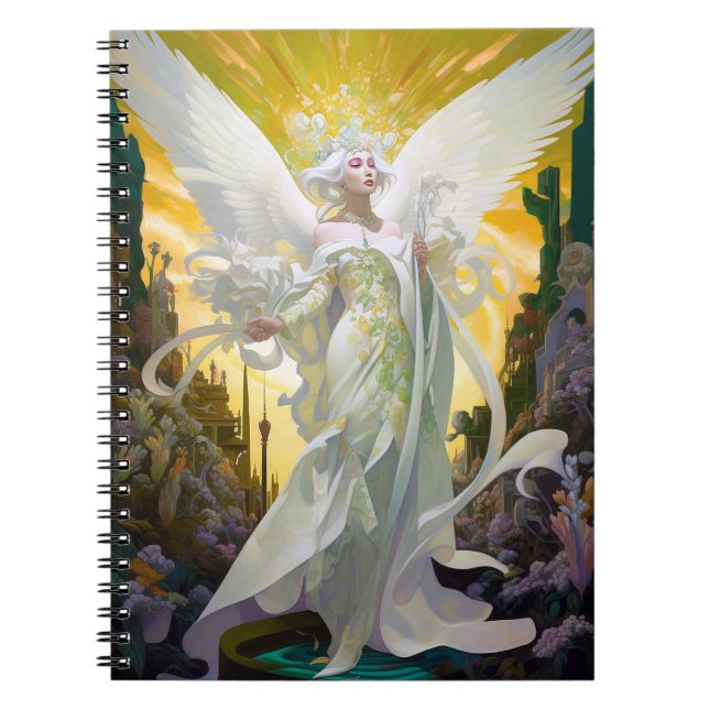 Caderno Espiral Angel Fantasy Art (Frente)