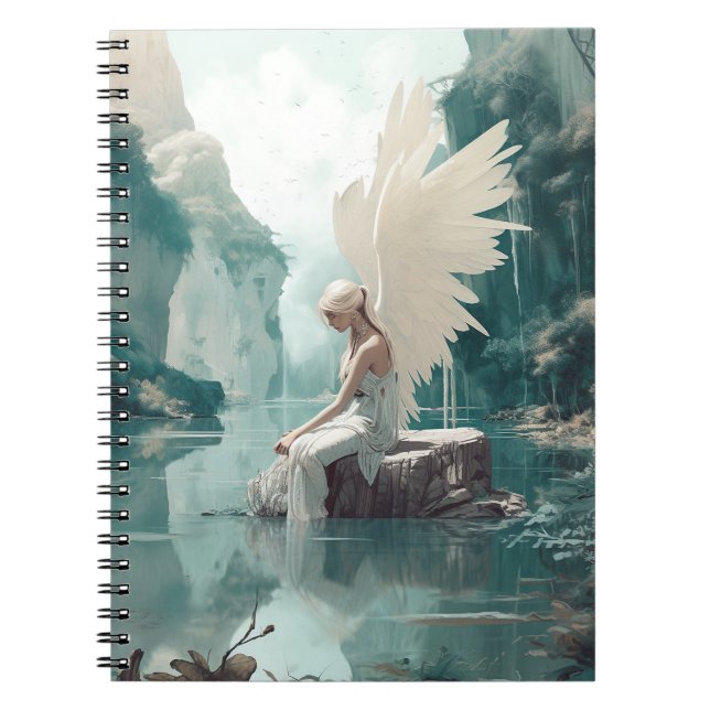 Caderno Espiral Angel Fantasy Art (Frente)