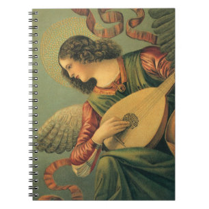 Caderno Espiral Angel Musical, Melozzo da Forli, Arte Renascentist