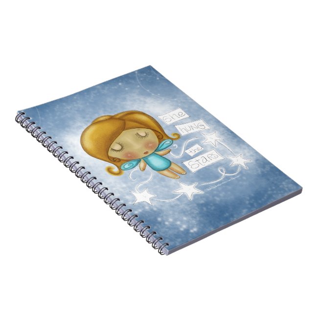 Caderno Espiral Angel Pega as estrelas (Lado Direito)