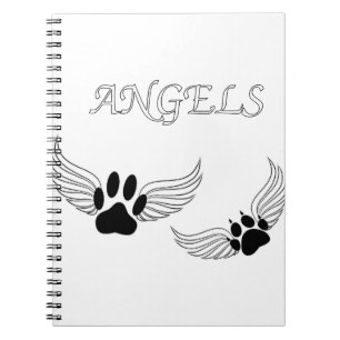 Caderno Espiral Angel Pet Paws