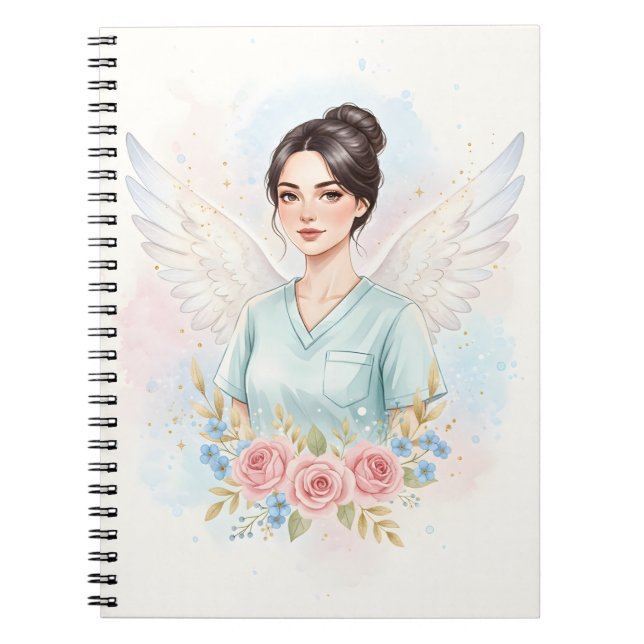 Caderno Espiral Angels in Scrubs  (Frente)