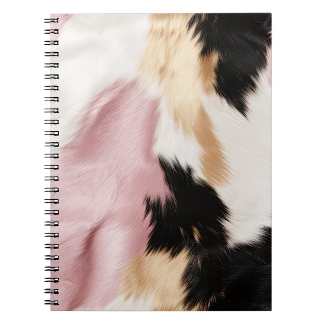 Caderno Espiral Animais Dourados, , Cor-de-rosa, cor-de-rosa (Frente)