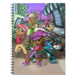 Caderno Espiral Animais e Chapéus