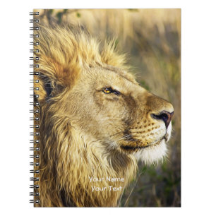 Caderno Espiral Animais selvagens africanos desorganizados