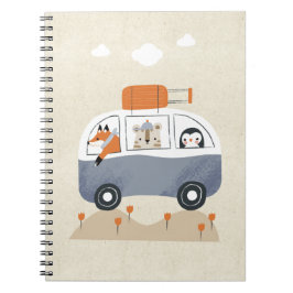 Caderno Espiral Animal bus