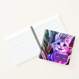 Caderno Espiral Animal de Estimação Gato