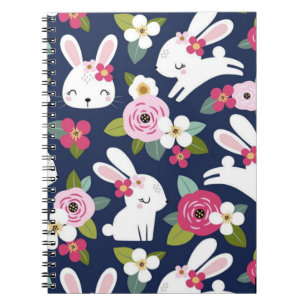 Caderno Espiral Animal floral
