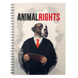 Caderno Espiral Animal Rights