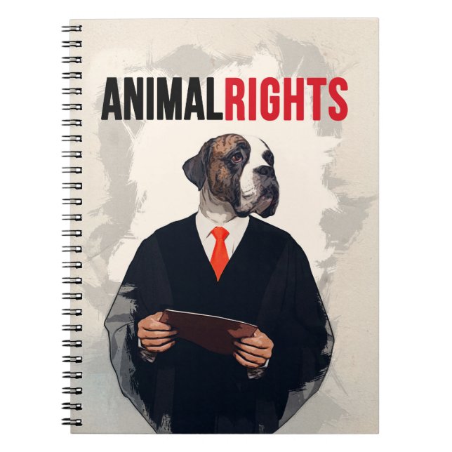 Caderno Espiral Animal Rights (Frente)