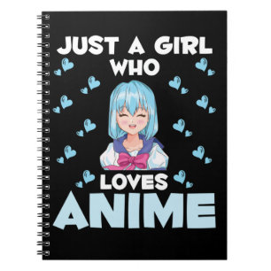 Caderno Espiral Anime Girl Japan Otaku Manga Japão