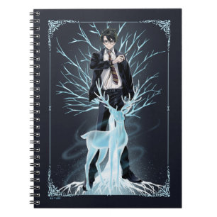 Caderno Espiral Anime HARRY POTTER™ Stag Patronus