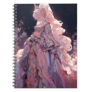 Caderno Espiral Anime Princess Fantasy Art