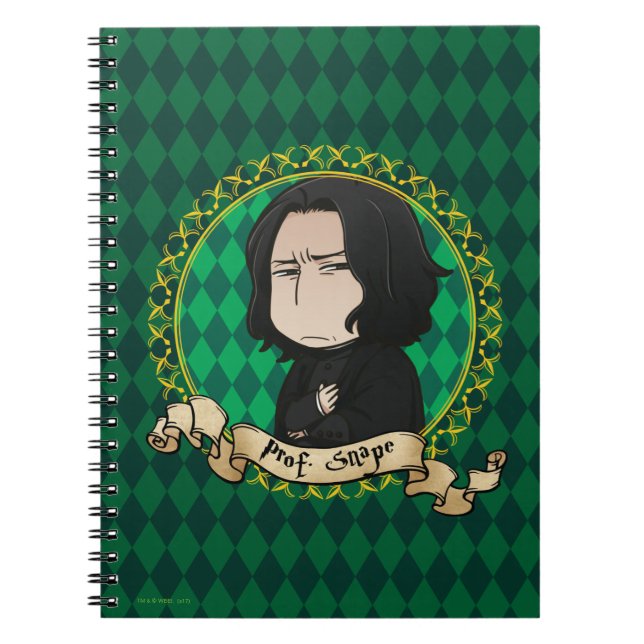 Caderno Espiral Anime Professor Snape (Frente)