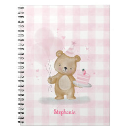 Caderno Espiral Aniversário Beary Doce