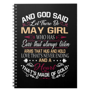 Caderno Espiral Aniversário E Deus Disse Que Deveria Haver Uma G