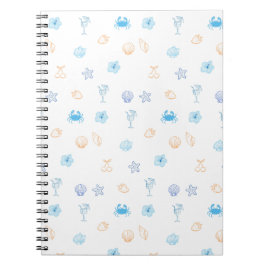 Caderno Espiral Aniversário no Clube de Praia