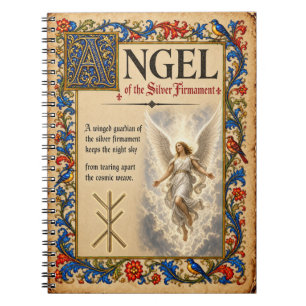 Caderno Espiral Anjo, Arte Medieval de Bestiário