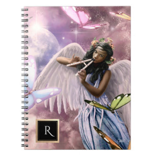 Caderno Espiral Anjo com notebooks de presentes de Páscoa com borb