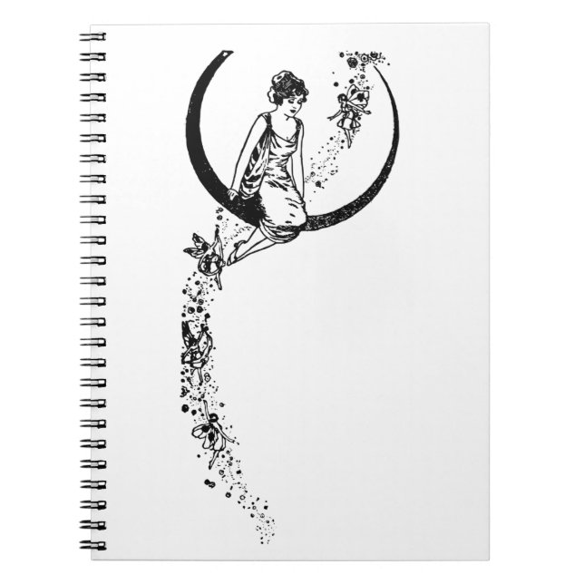 Caderno Espiral Anjo e fada, desenho (Frente)