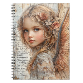 Caderno Espiral Anjo Fofo
