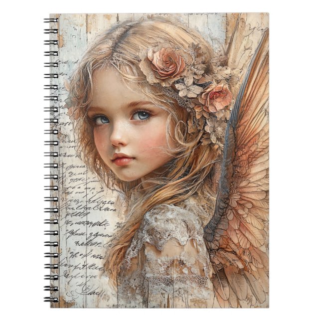 Caderno Espiral Anjo Fofo (Frente)