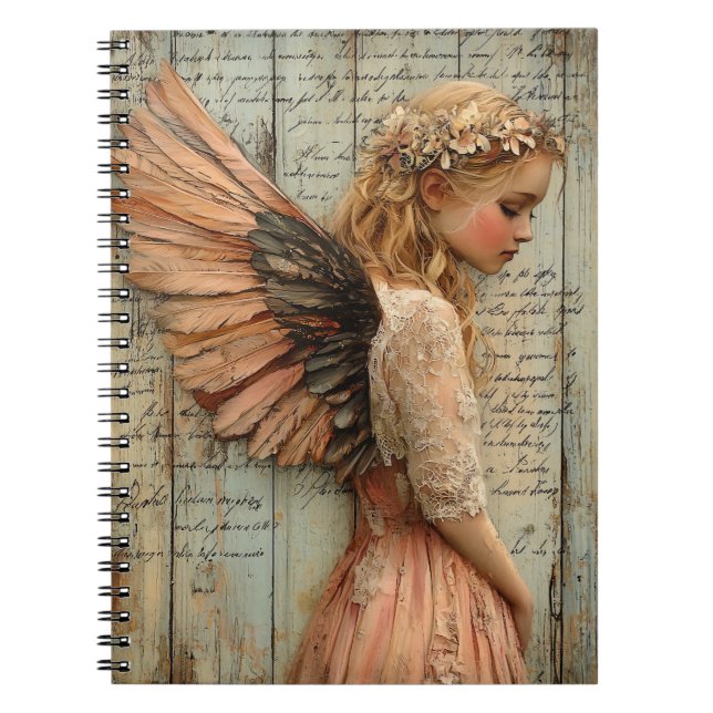 Caderno Espiral Anjo Fofo (Frente)