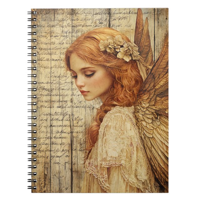 Caderno Espiral Anjo Fofo (Frente)