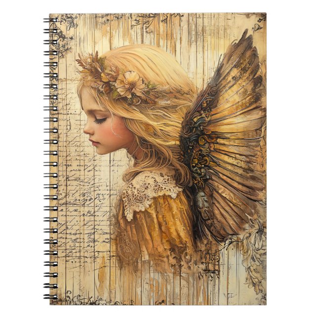 Caderno Espiral Anjo Fofo (Frente)