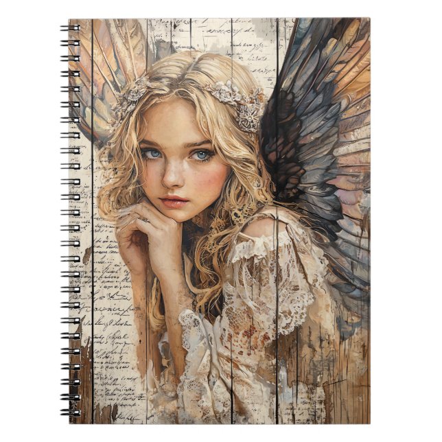 Caderno Espiral Anjo Fofo (Frente)