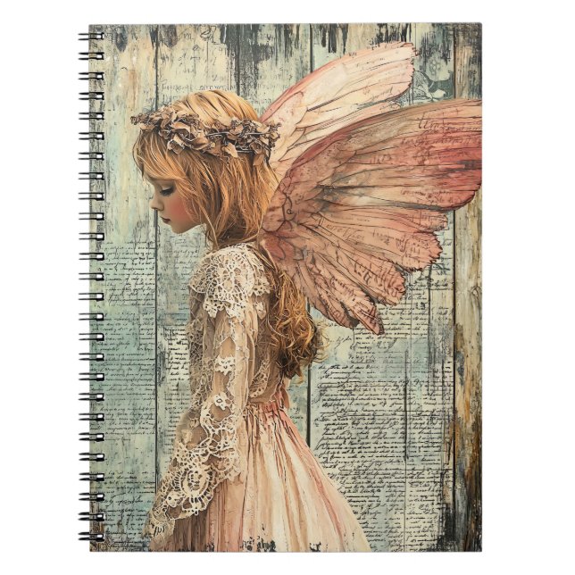 Caderno Espiral Anjo Fofo (Frente)