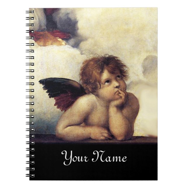 Caderno Espiral ANJO/querubim voado (Frente)