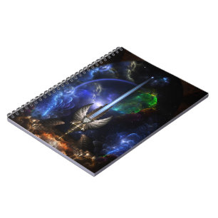 Caderno Espiral Anjo Wing Espada Do Notebook Espiral Arkledious Sp