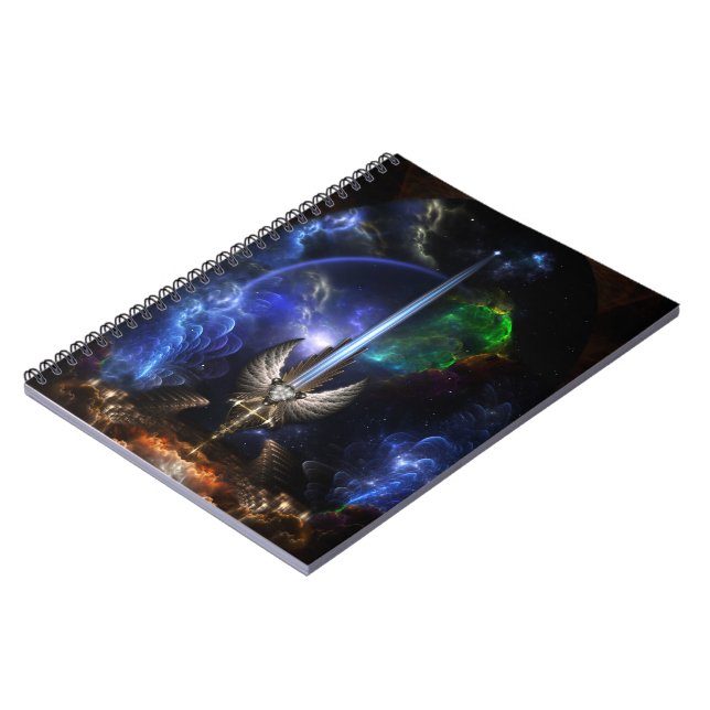 Caderno Espiral Anjo Wing Espada Do Notebook Espiral Arkledious Sp (Left Side)