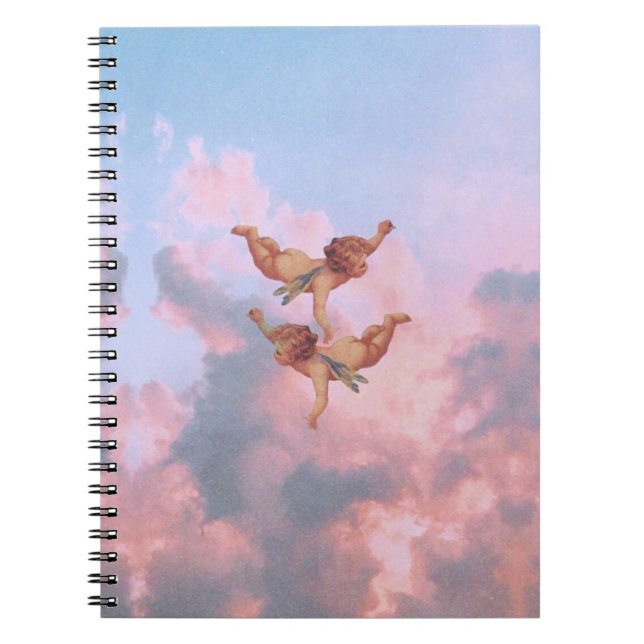 Caderno Espiral Anjos no céu (Frente)