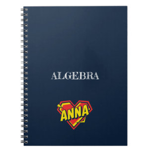 Caderno Espiral Anna Blue