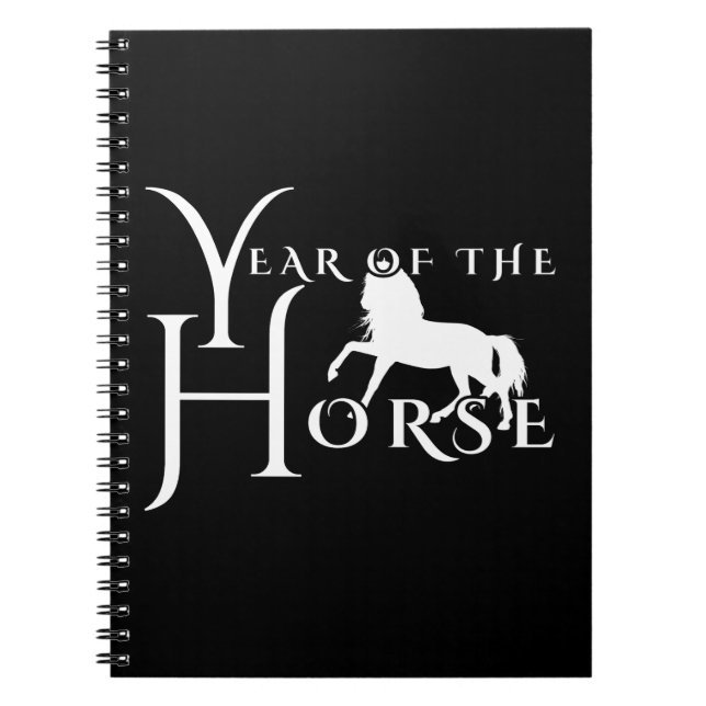 Caderno Espiral Ano do cavalo (Frente)