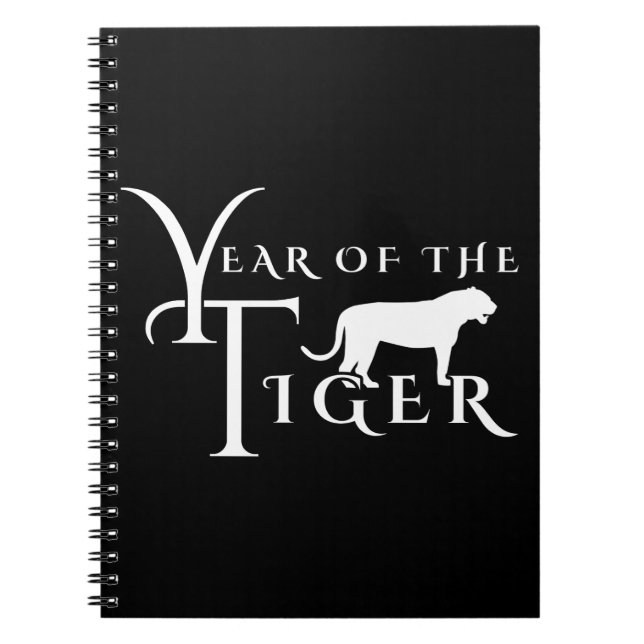 Caderno Espiral Ano do tigre (Frente)
