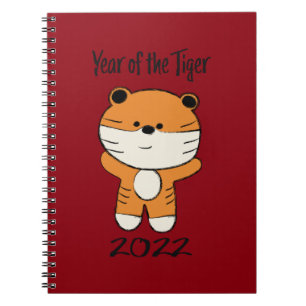 Caderno Espiral Ano do Tigre 2022